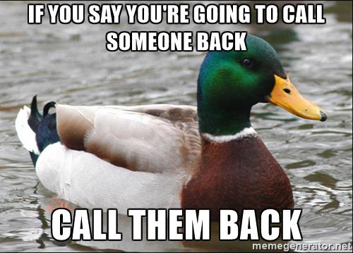 call them back