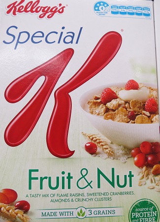 Kelloggs special k fruit and nut